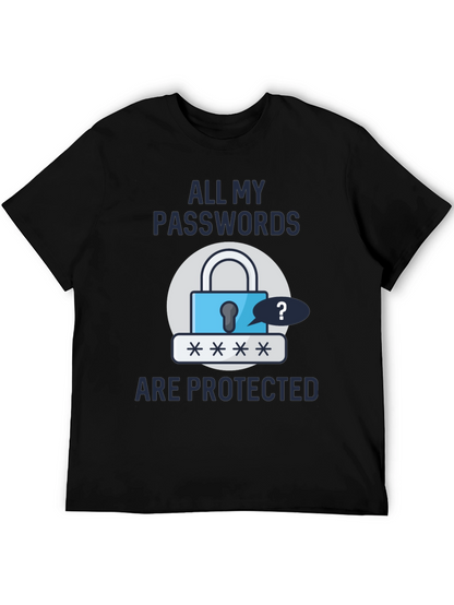 Funny Password Protected Graphic T-Shirt