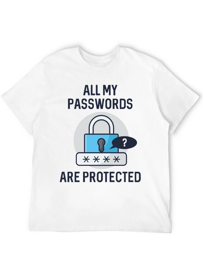 Funny Password Protected Graphic T-Shirt
