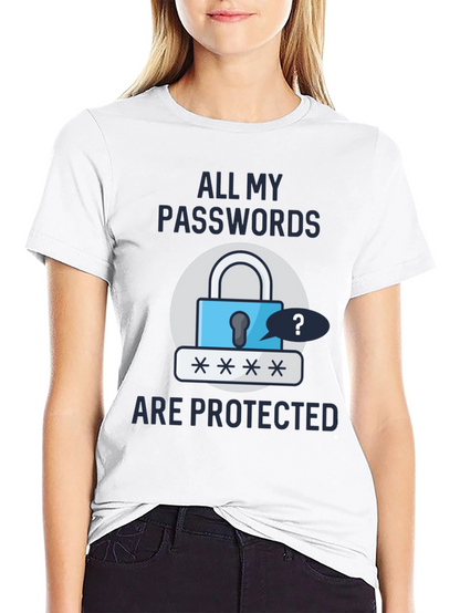 Funny Password Protected Graphic T-Shirt