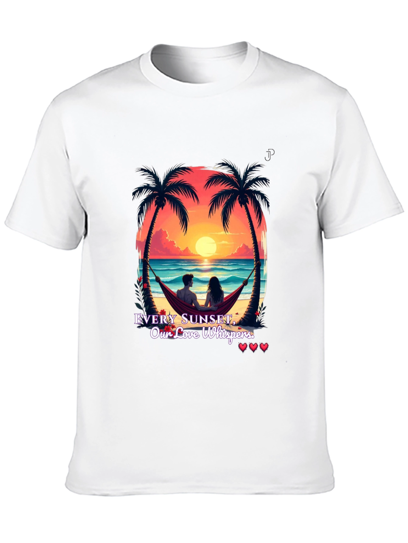 Sunset Love Whispers Graphic Tee
