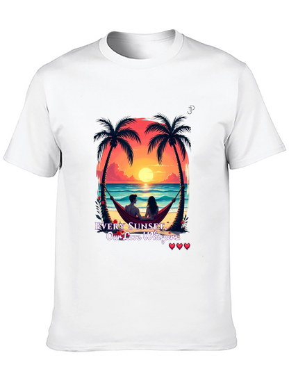 Sunset Love Whispers Graphic Tee