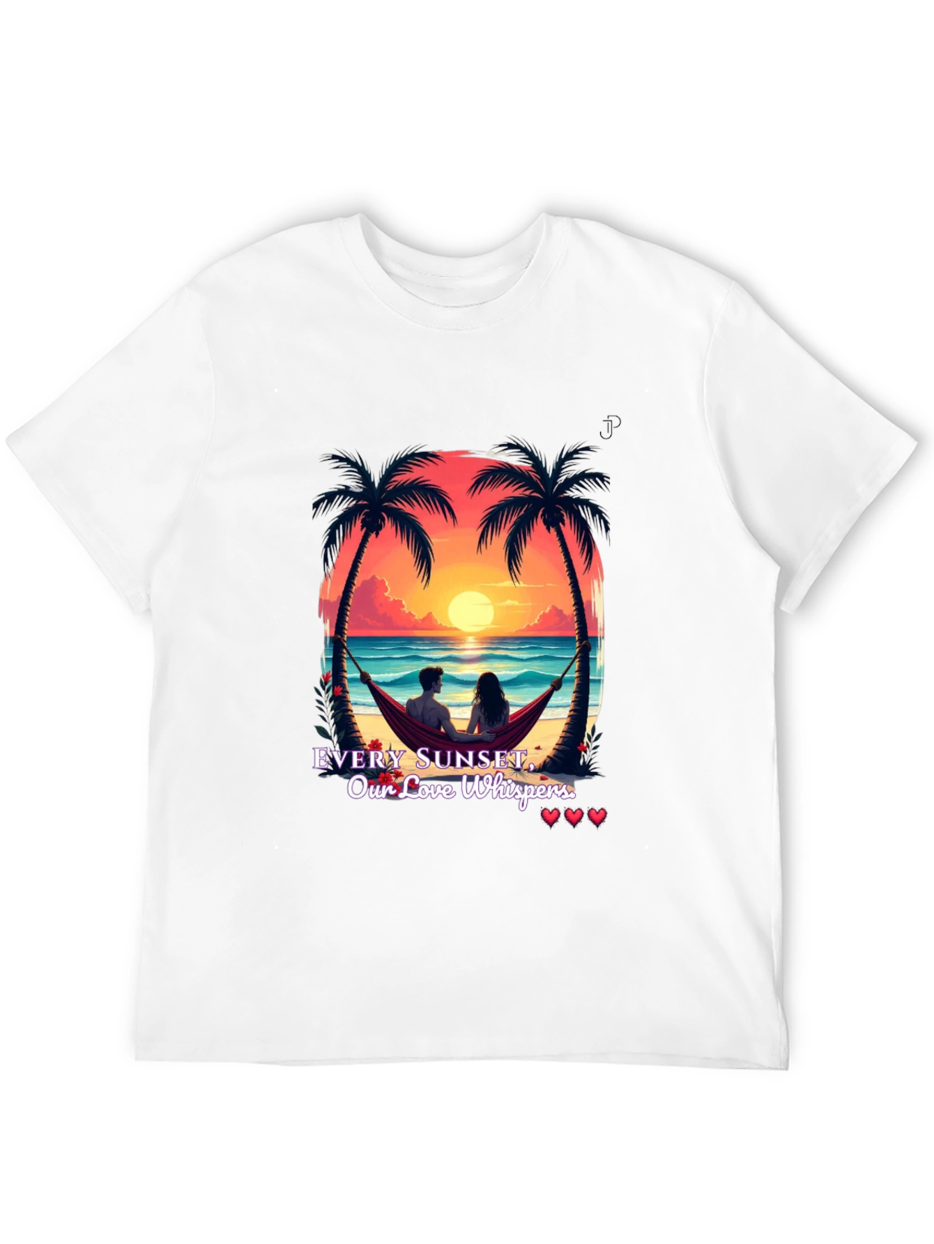 Sunset Love Whispers Graphic Tee