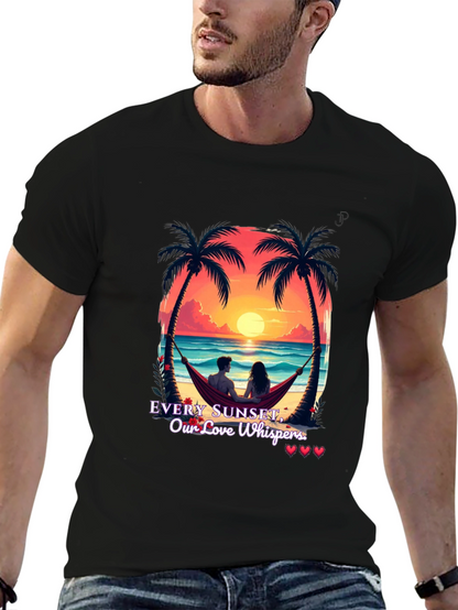 Sunset Love Whispers Graphic Tee