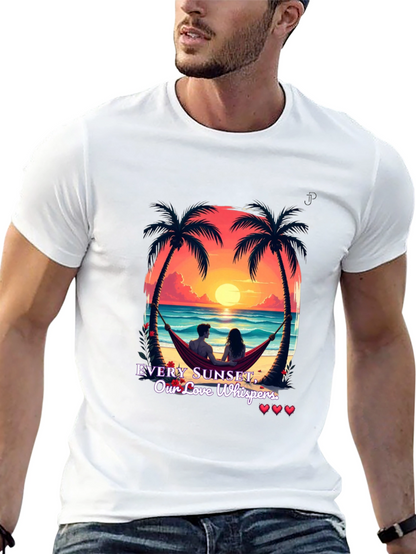 Sunset Love Whispers Graphic Tee