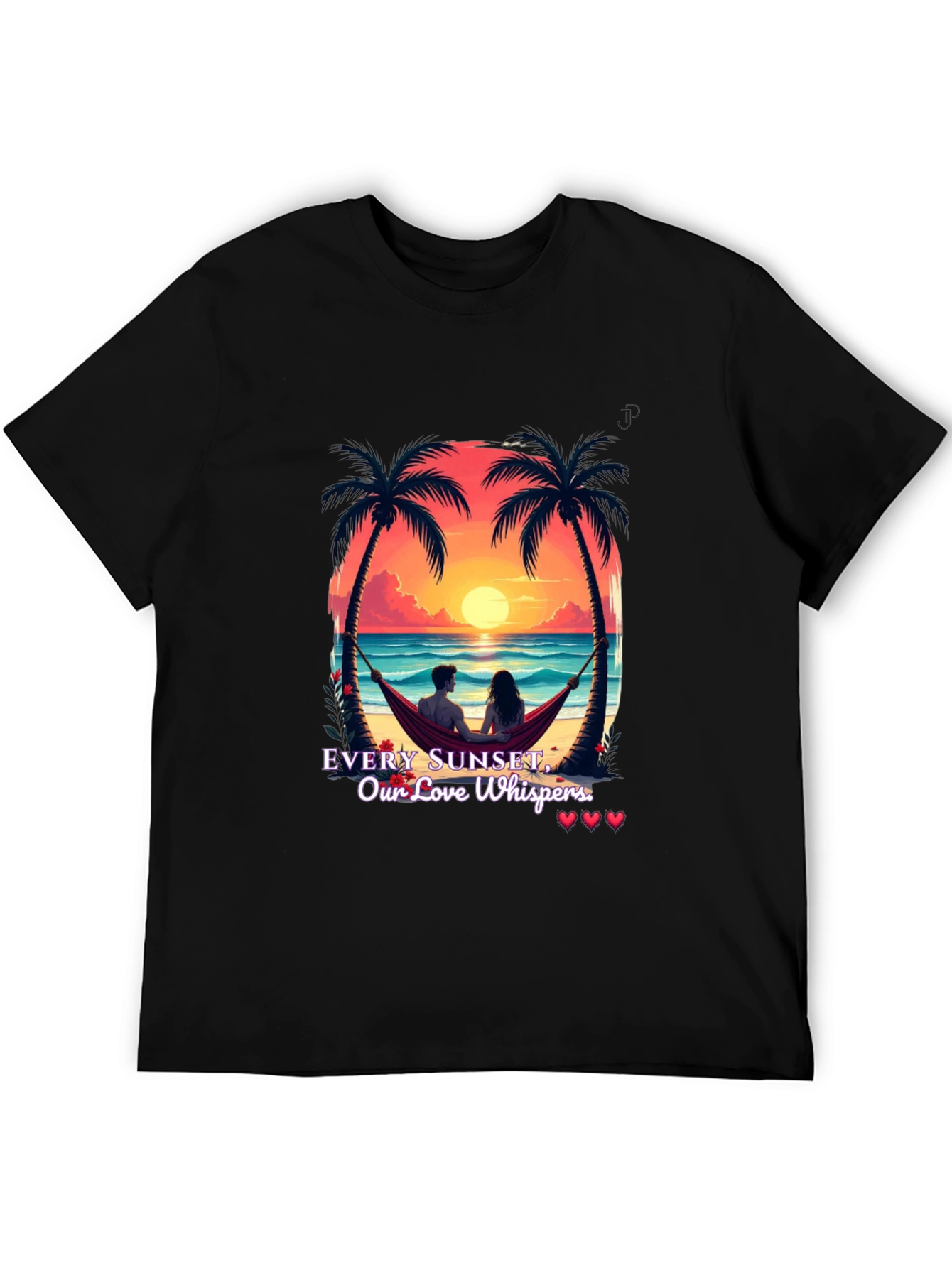Sunset Love Whispers Graphic Tee