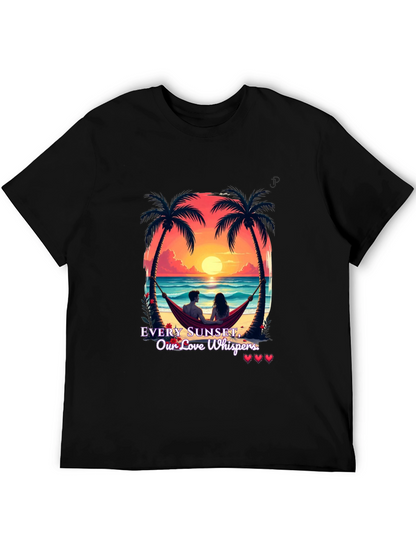 Sunset Love Whispers Graphic Tee