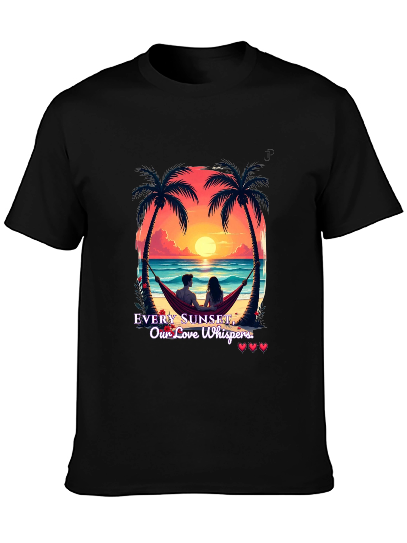 Sunset Love Whispers Graphic Tee