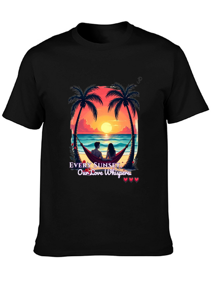 Sunset Love Whispers Graphic Tee