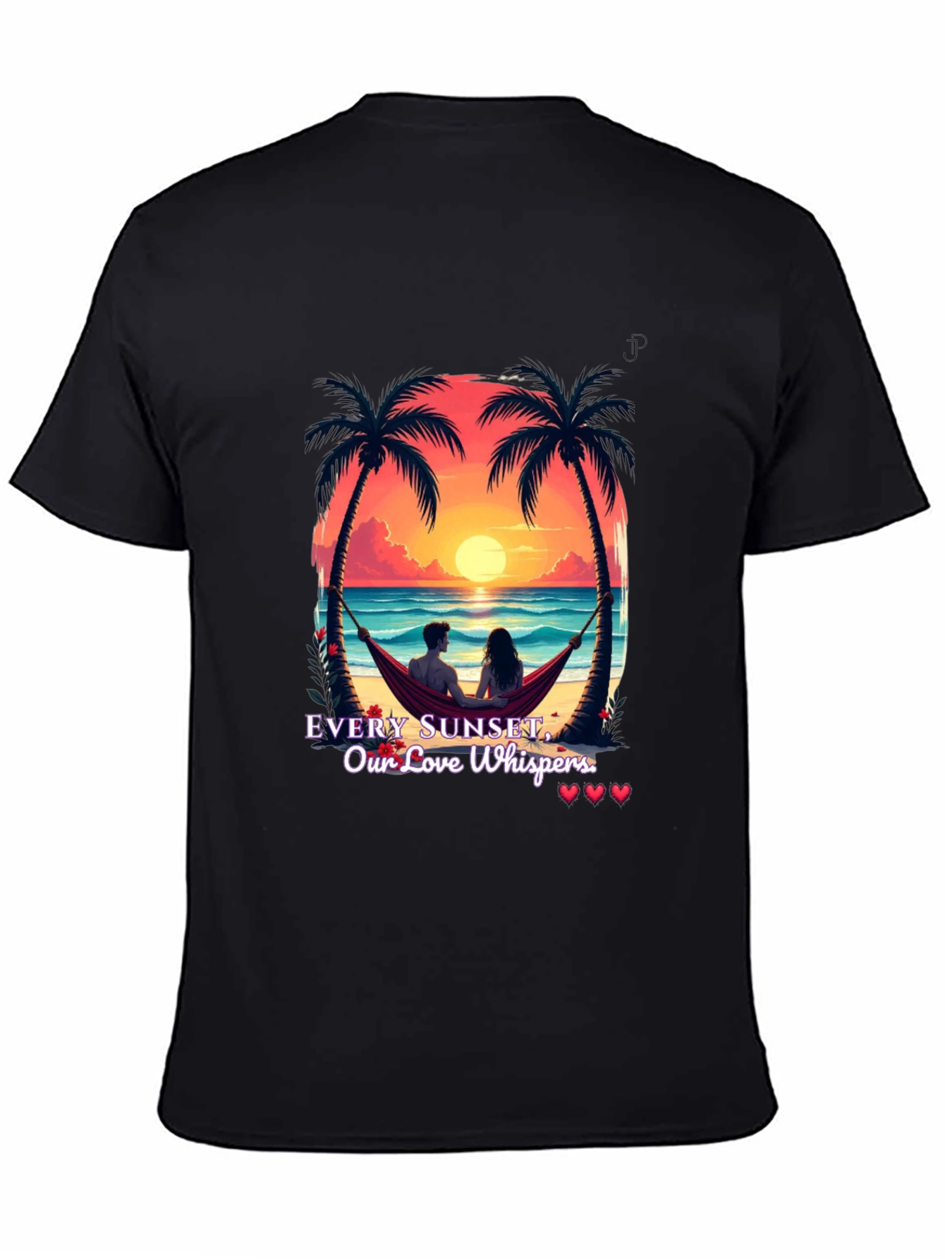 Sunset Love Whispers Graphic Tee