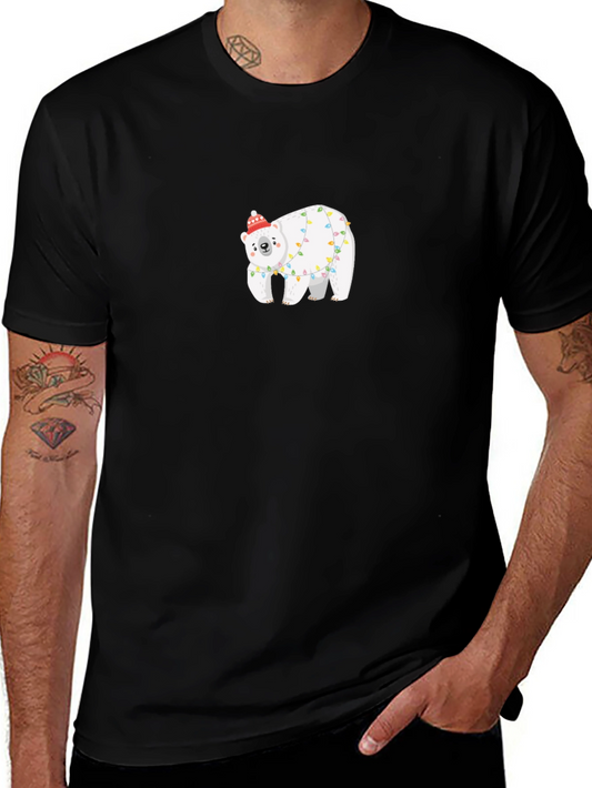 Festive Polar Bear Holiday T-Shirt
