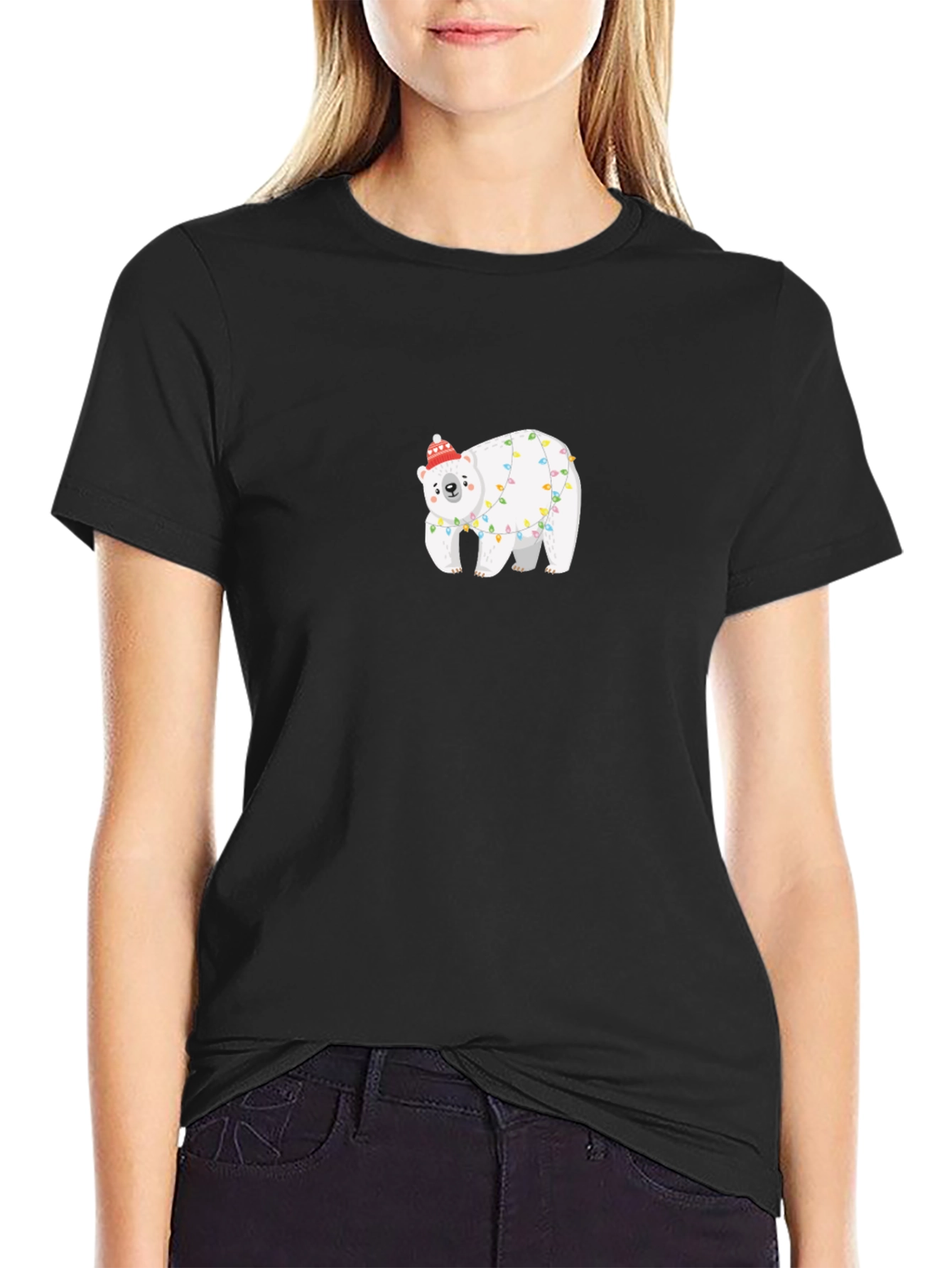 Festive Polar Bear Holiday T-Shirt