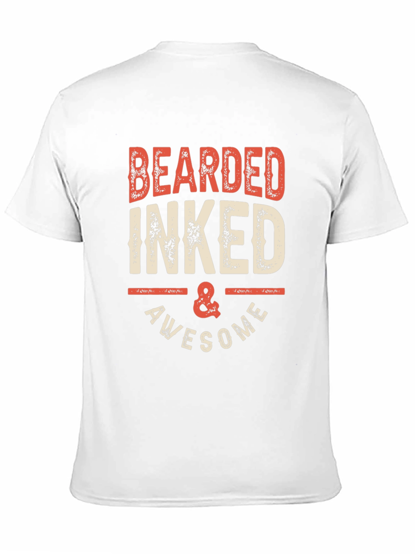 Bearded Inked & Awesome Graphic Tee