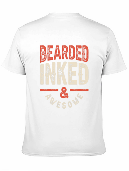 Bearded Inked & Awesome Graphic Tee