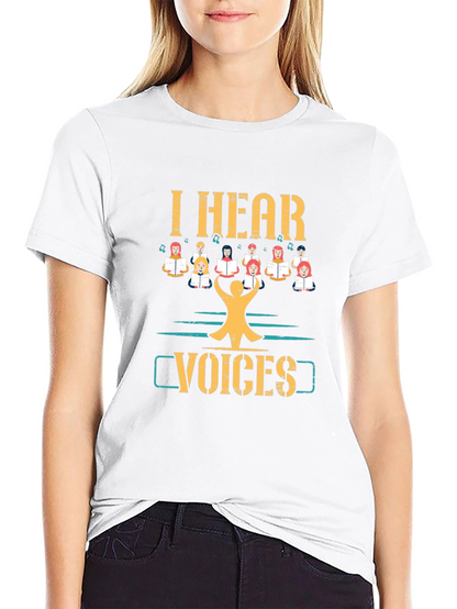 I Hear Voices T-Shirt Choir Singing Tee