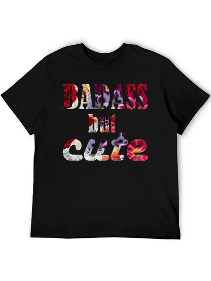 Badass But Cute Floral Graphic Tee