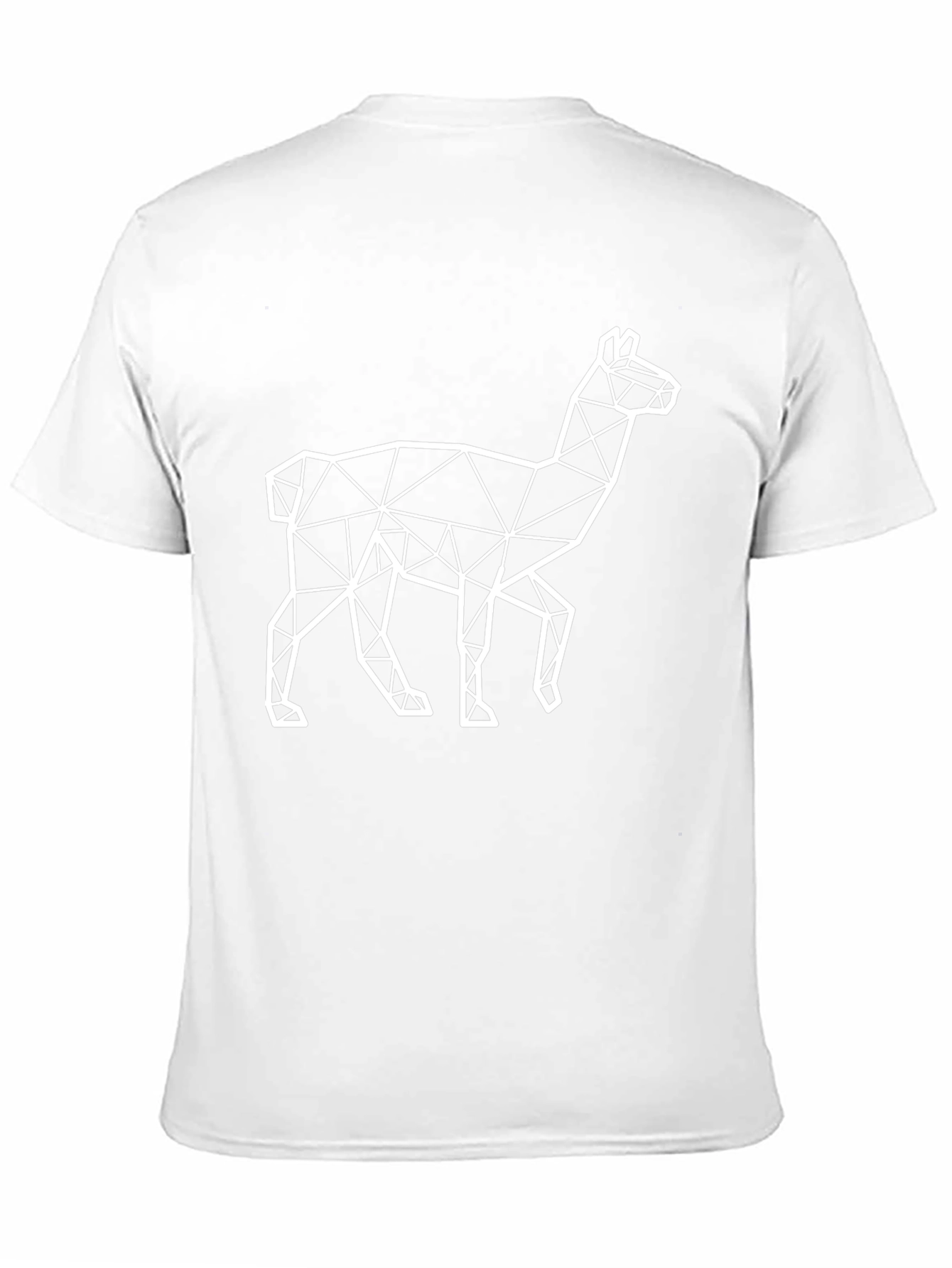Geometric Llama T-Shirt - Modern Style