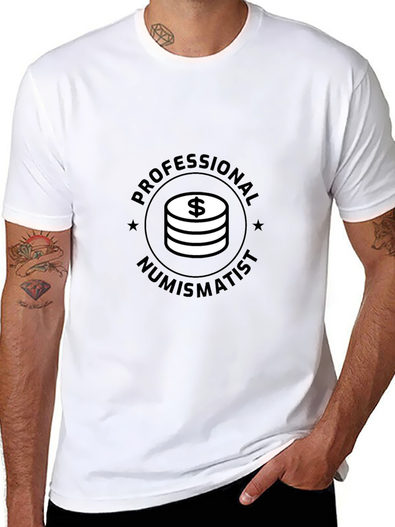 Professional Numismatist Black T-Shirt
