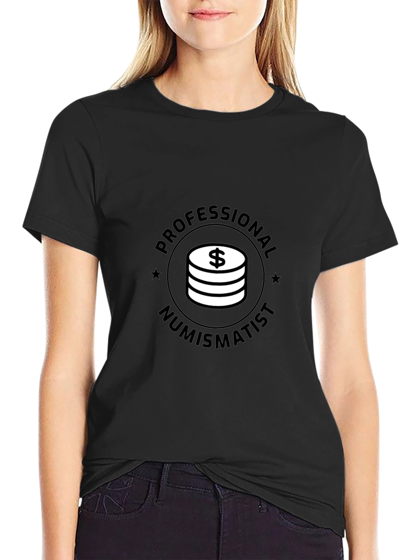 Professional Numismatist Black T-Shirt