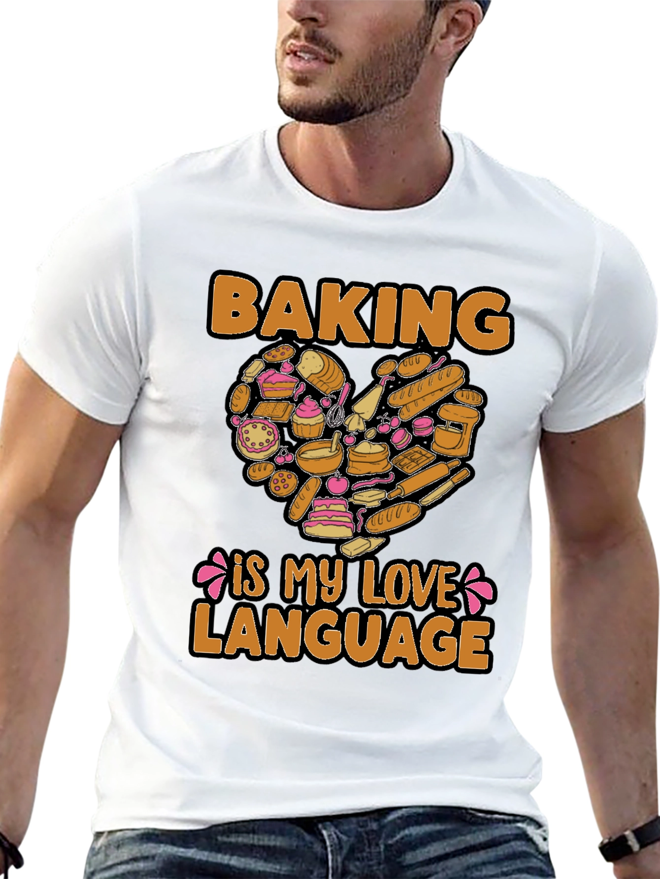 Baking Is My Love Language Graphic T-Shirt