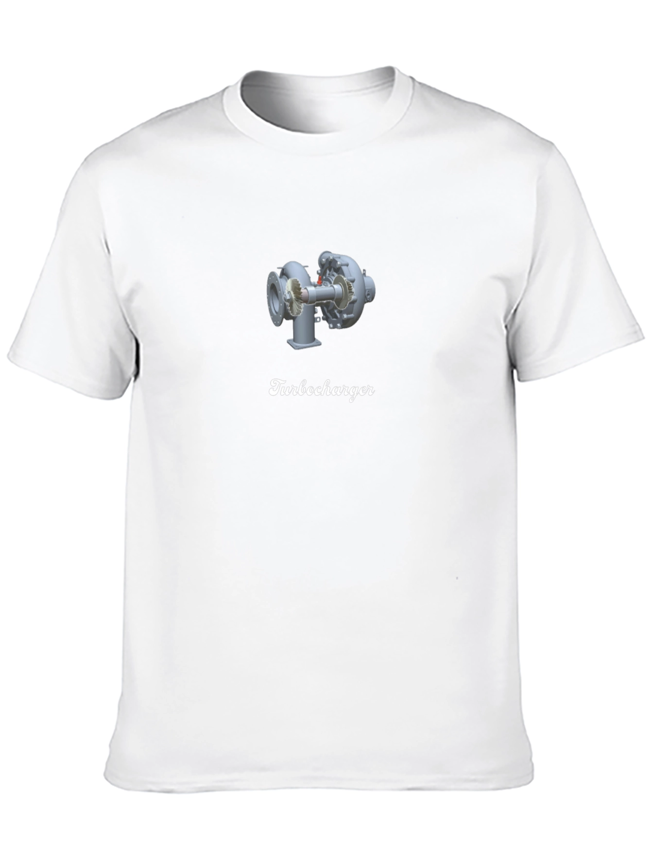 Turbocharger Graphic Black T-Shirt