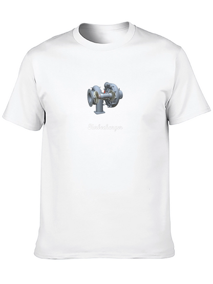 Turbocharger Graphic Black T-Shirt