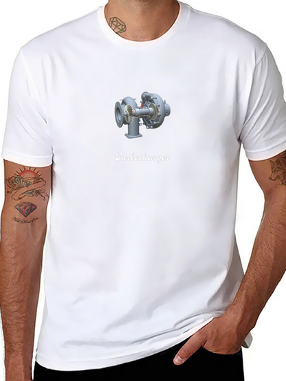 Turbocharger Graphic Black T-Shirt