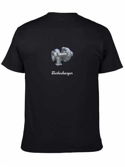 Turbocharger Graphic Black T-Shirt