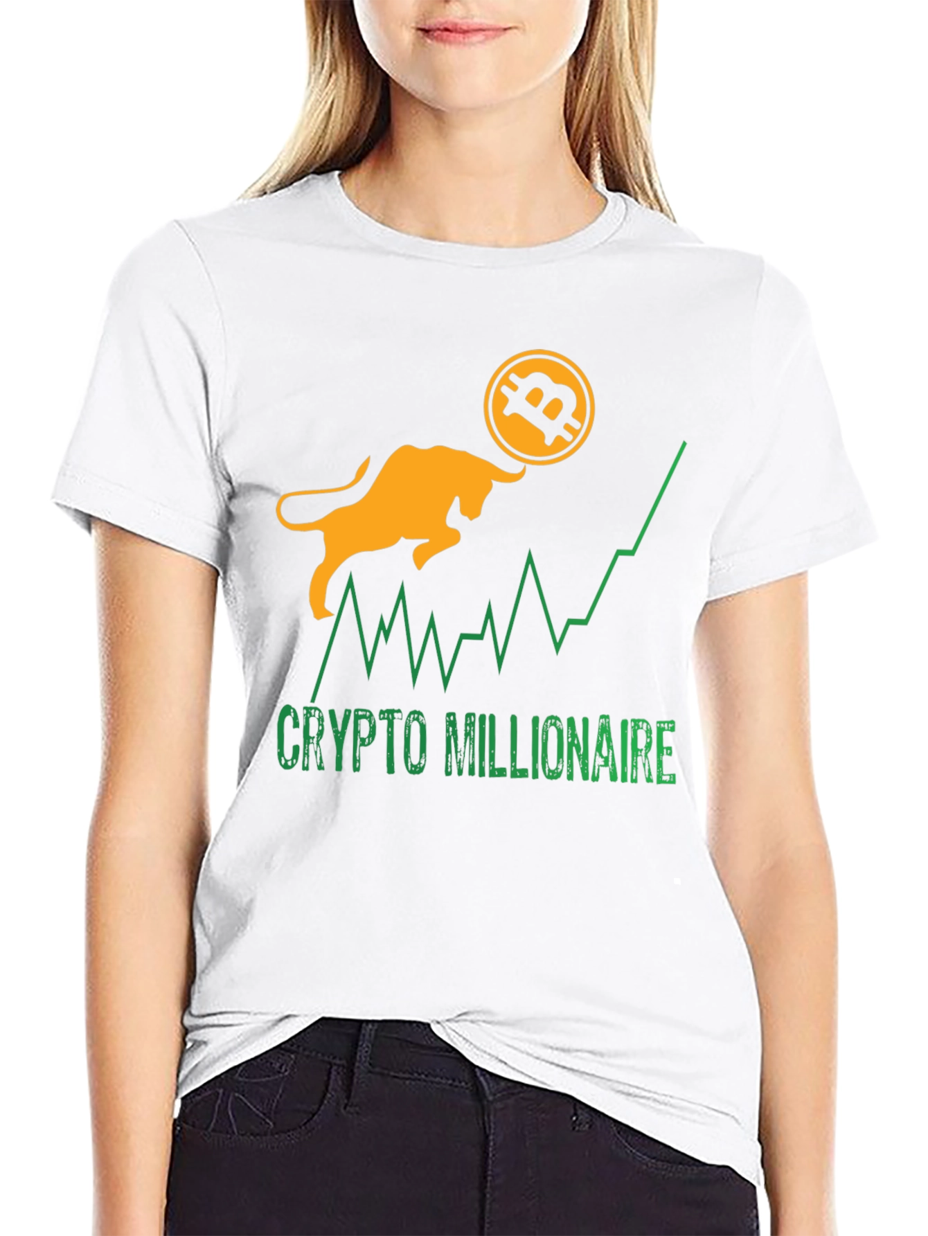 Crypto Millionaire Bitcoin Bull Run T-Shirt