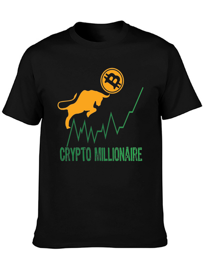 Crypto Millionaire Bitcoin Bull Run T-Shirt