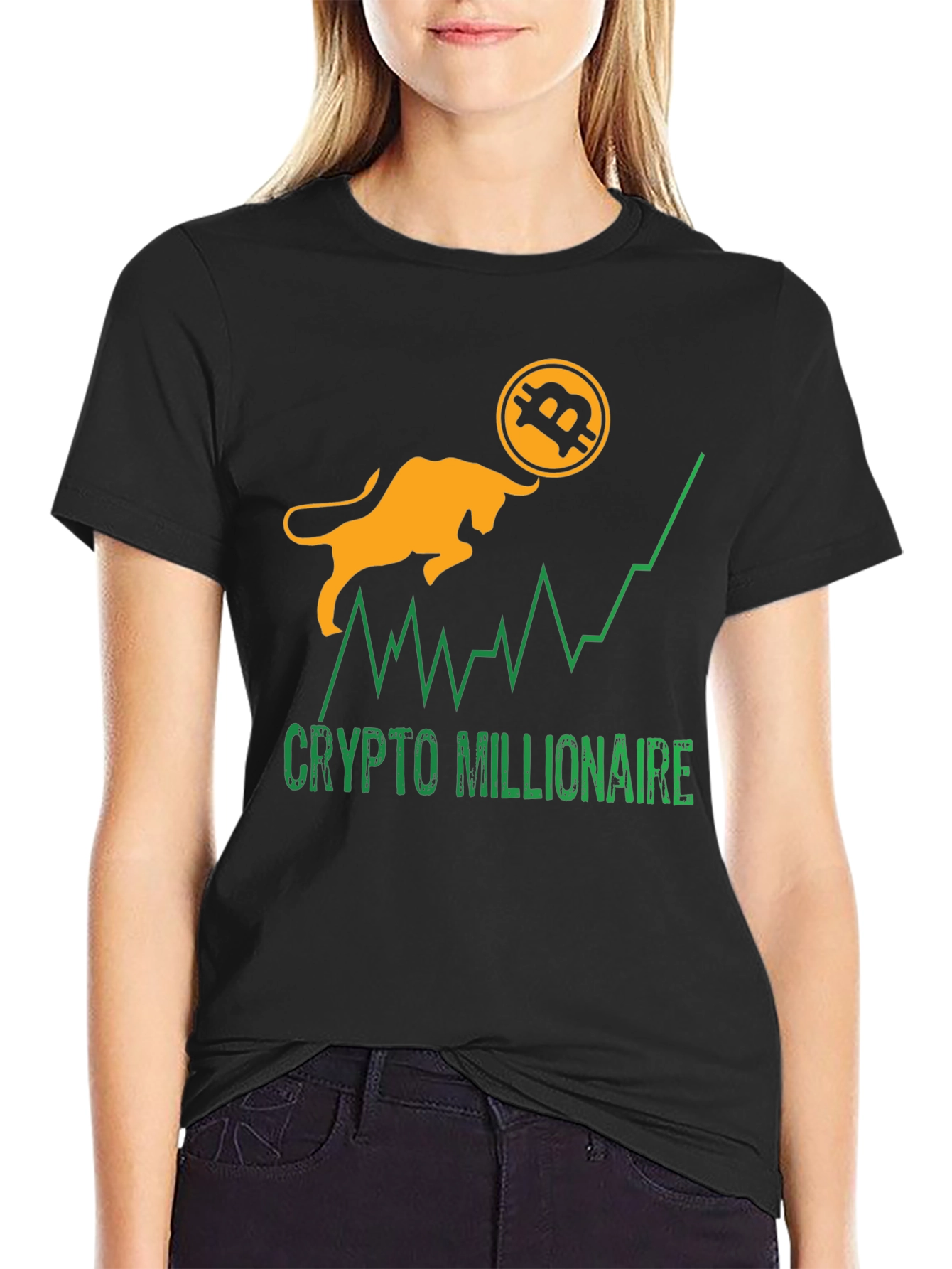 Crypto Millionaire Bitcoin Bull Run T-Shirt