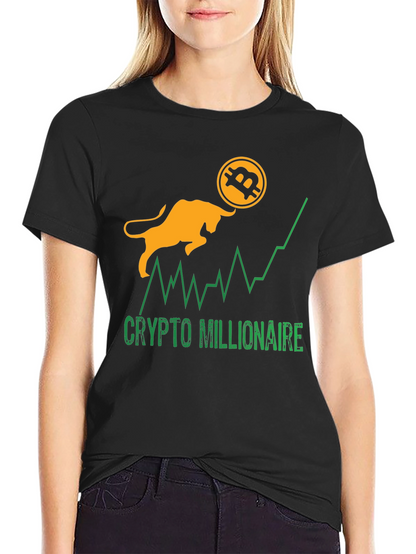 Crypto Millionaire Bitcoin Bull Run T-Shirt