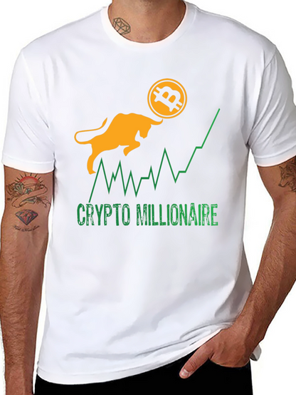Crypto Millionaire Bitcoin Bull Run T-Shirt