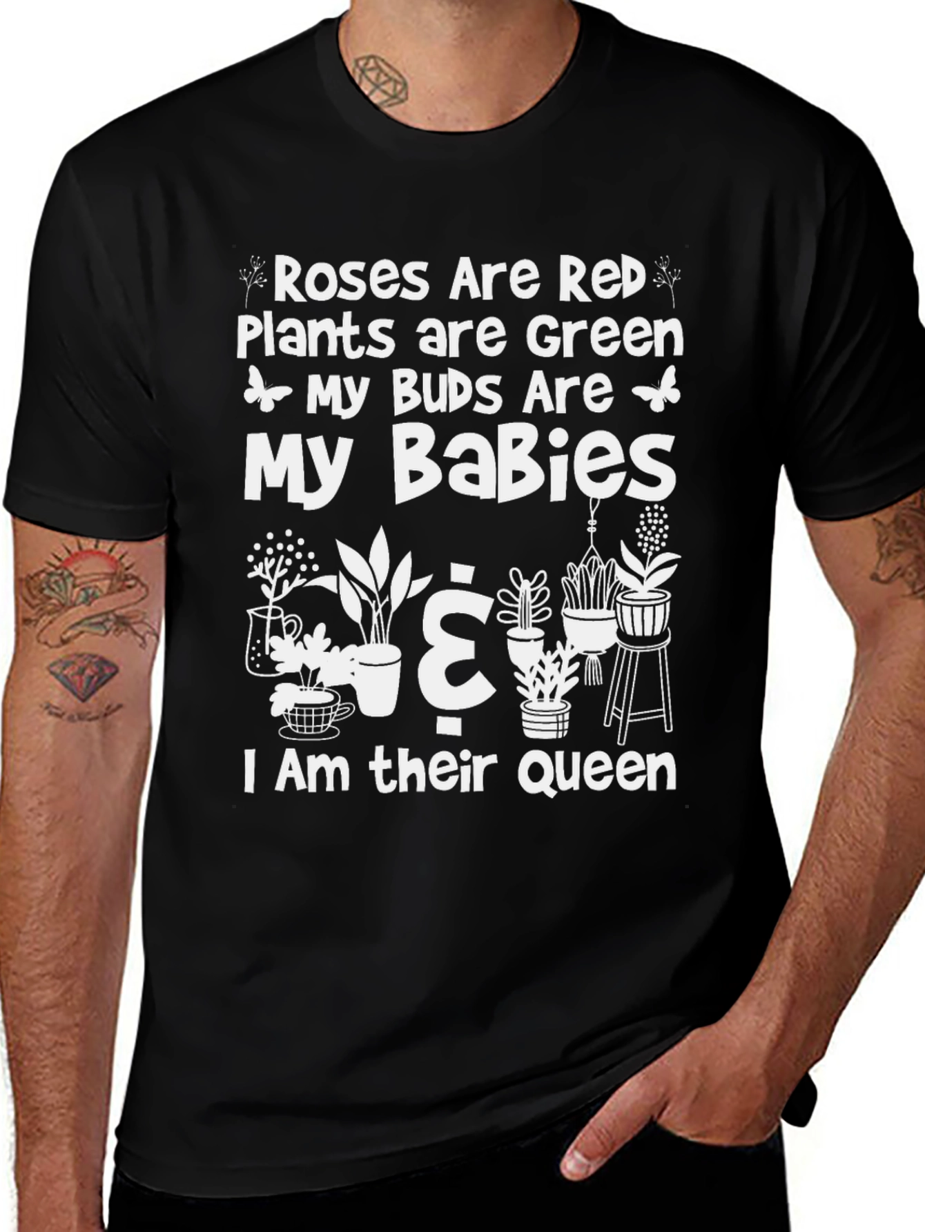 Roses Are Red T-Shirt - Plant Lover
