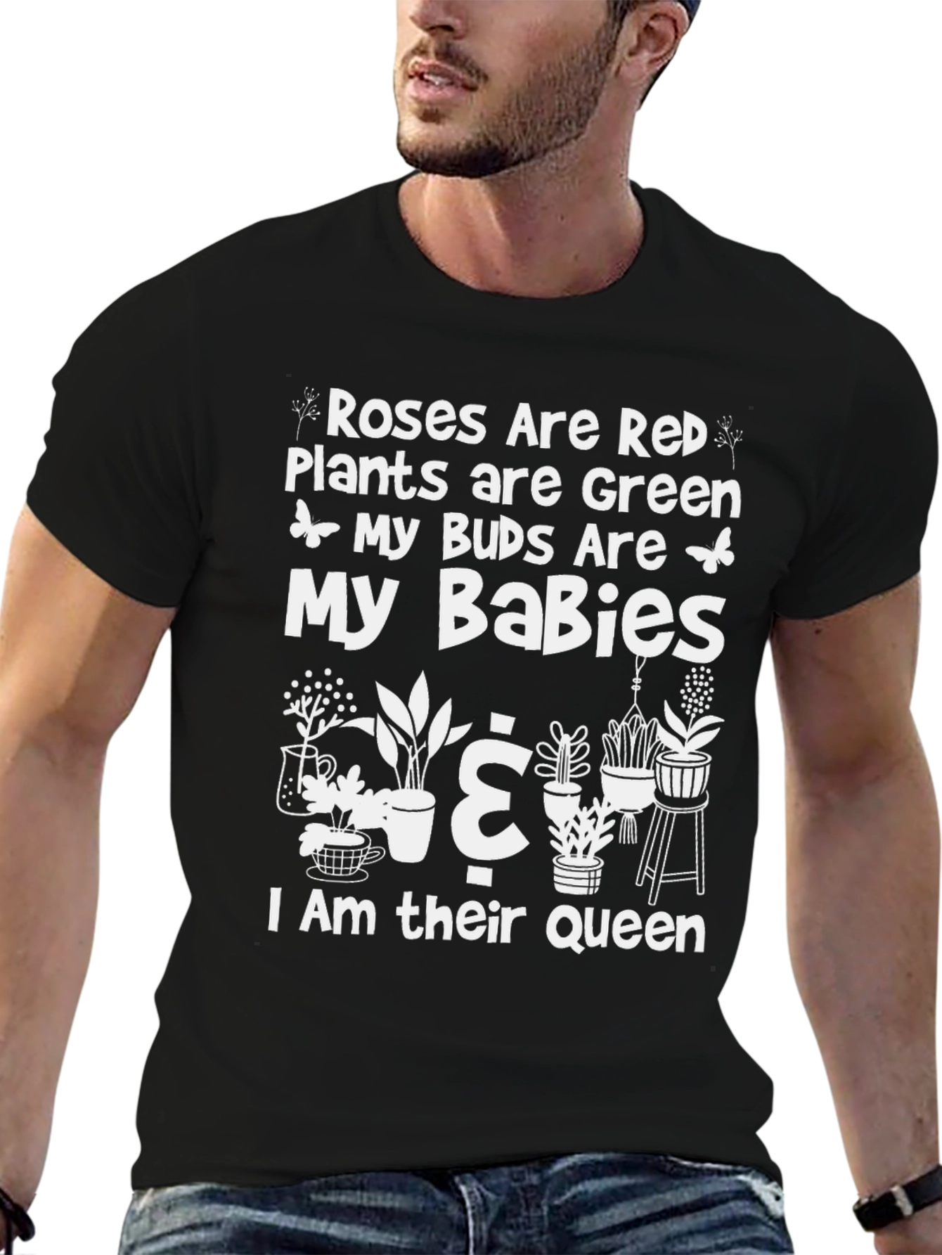 Roses Are Red T-Shirt - Plant Lover