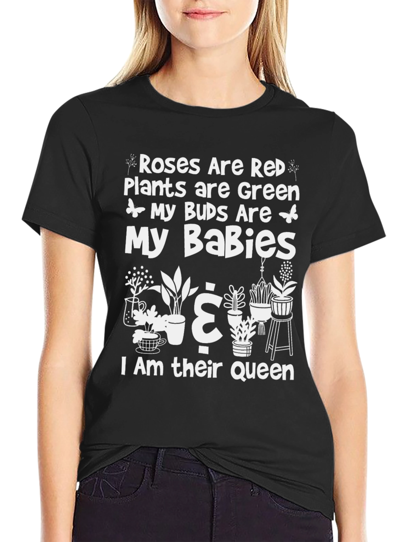 Roses Are Red T-Shirt - Plant Lover