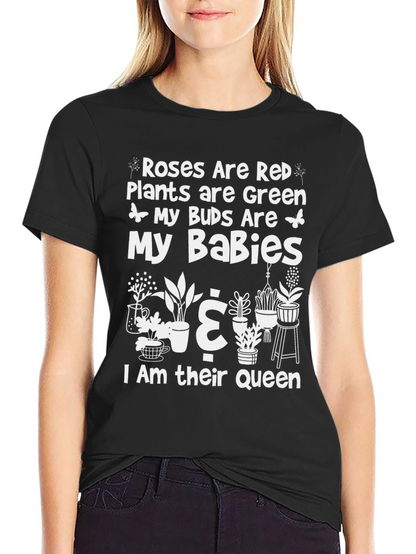 Roses Are Red T-Shirt - Plant Lover