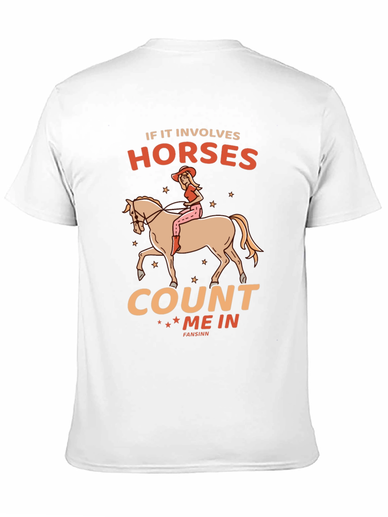 Horse Lover T-Shirt: Count Me In Design