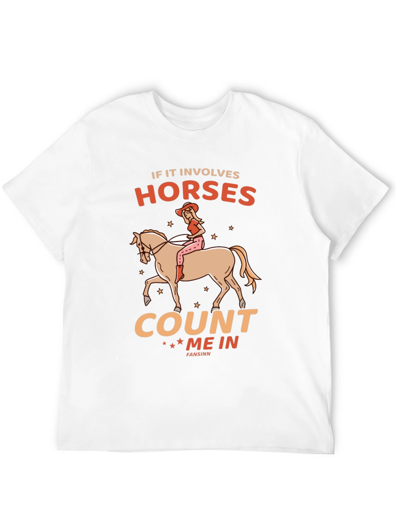 Horse Lover T-Shirt: Count Me In Design