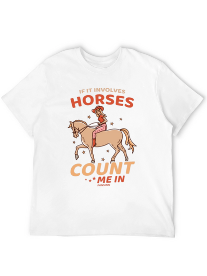 Horse Lover T-Shirt: Count Me In Design