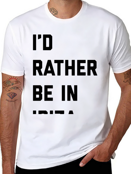 Id Rather Be In Ibiza Graphic T-Shirt