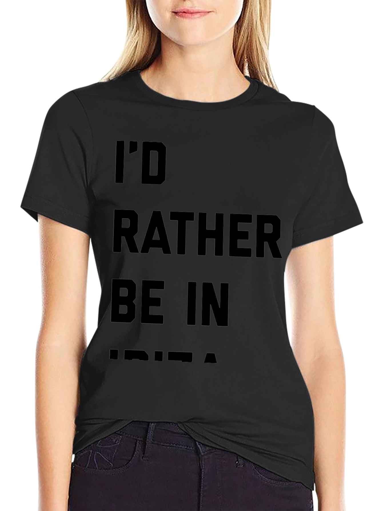Id Rather Be In Ibiza Graphic T-Shirt