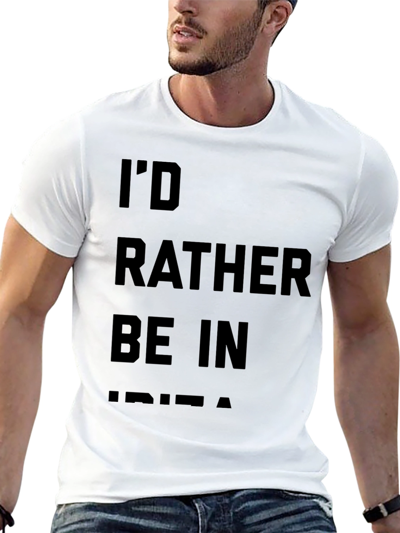Id Rather Be In Ibiza Graphic T-Shirt