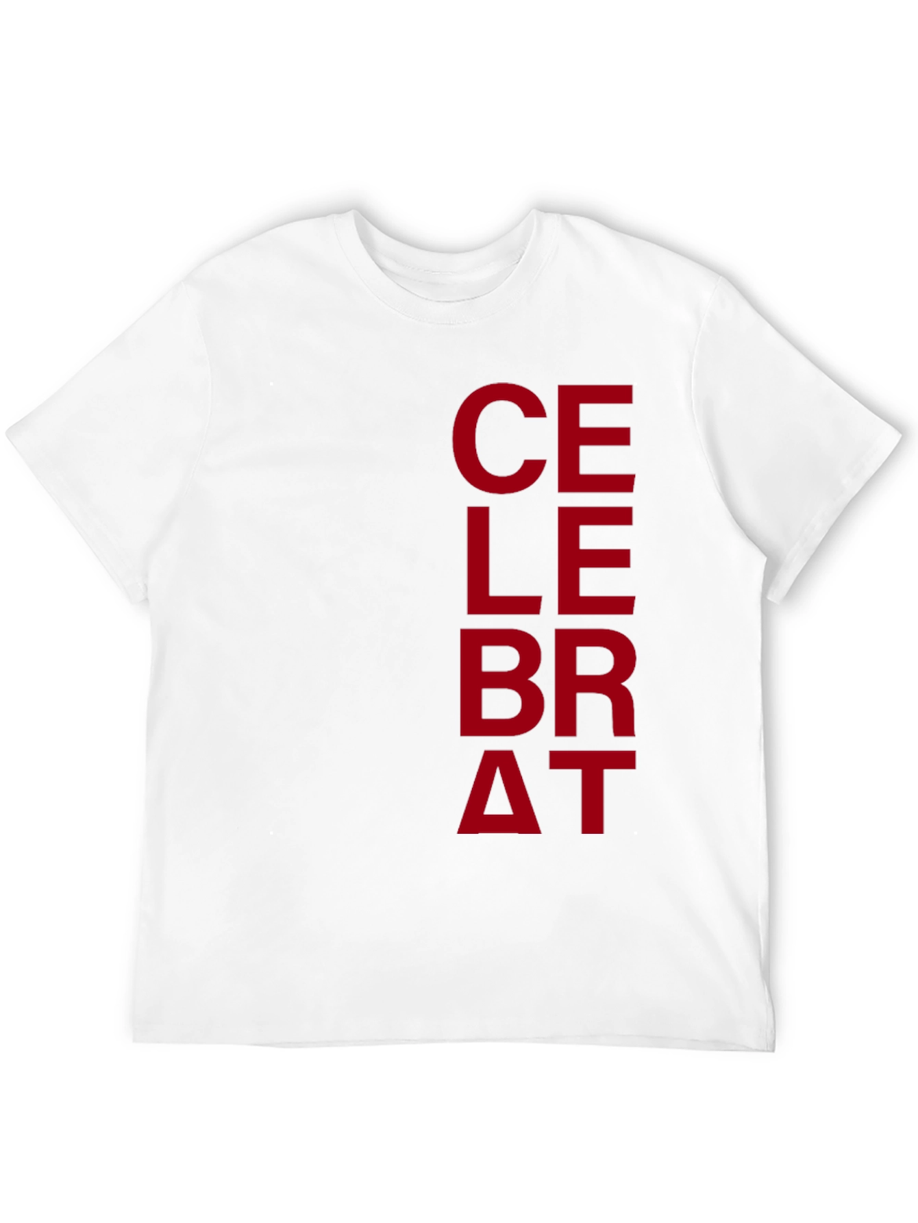 Celebrate Graphic Print Mens T-Shirt