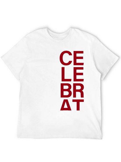 Celebrate Graphic Print Mens T-Shirt