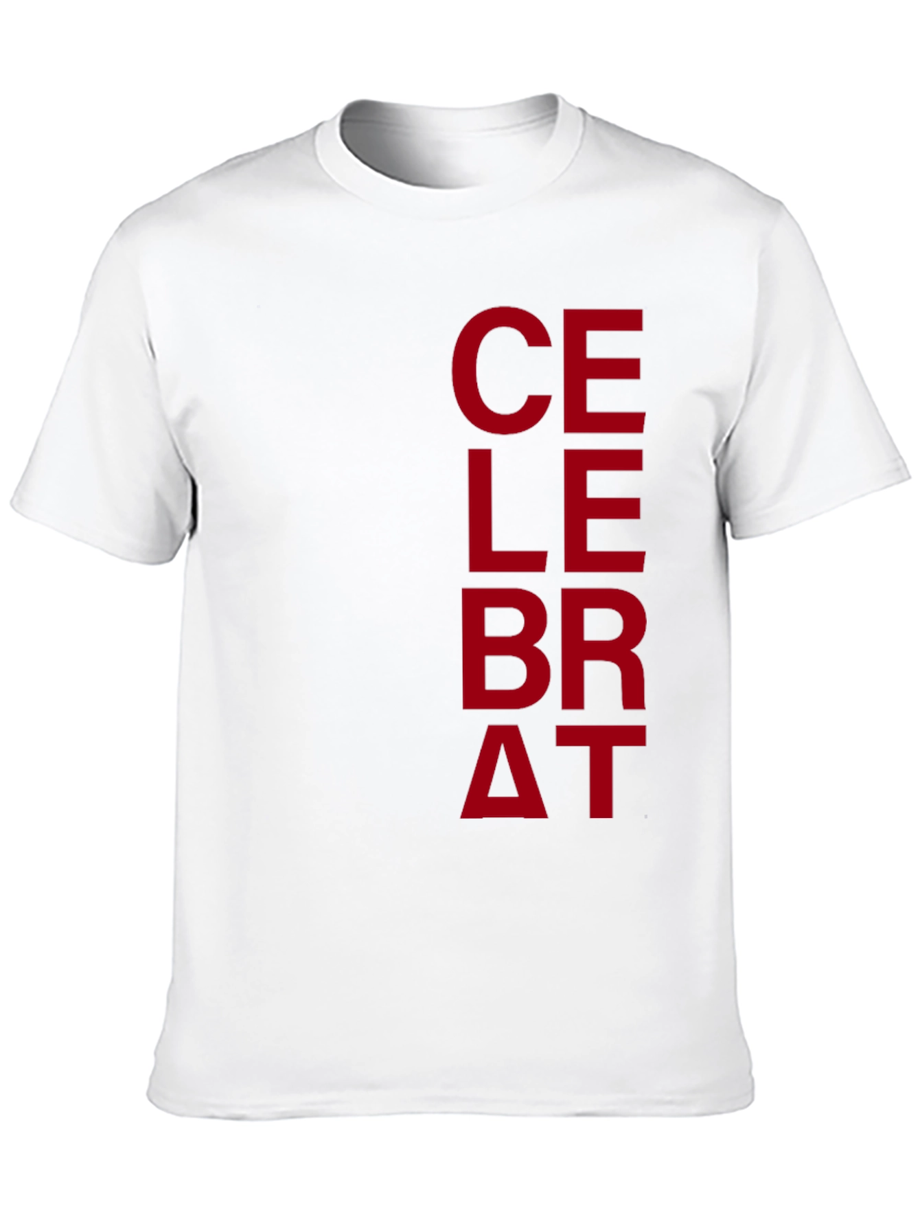 Celebrate Graphic Print Mens T-Shirt