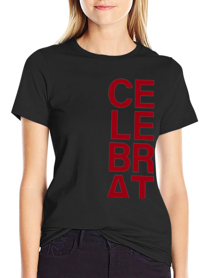 Celebrate Graphic Print Mens T-Shirt