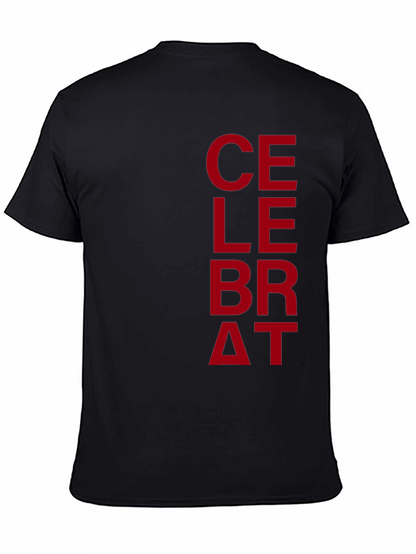 Celebrate Graphic Print Mens T-Shirt