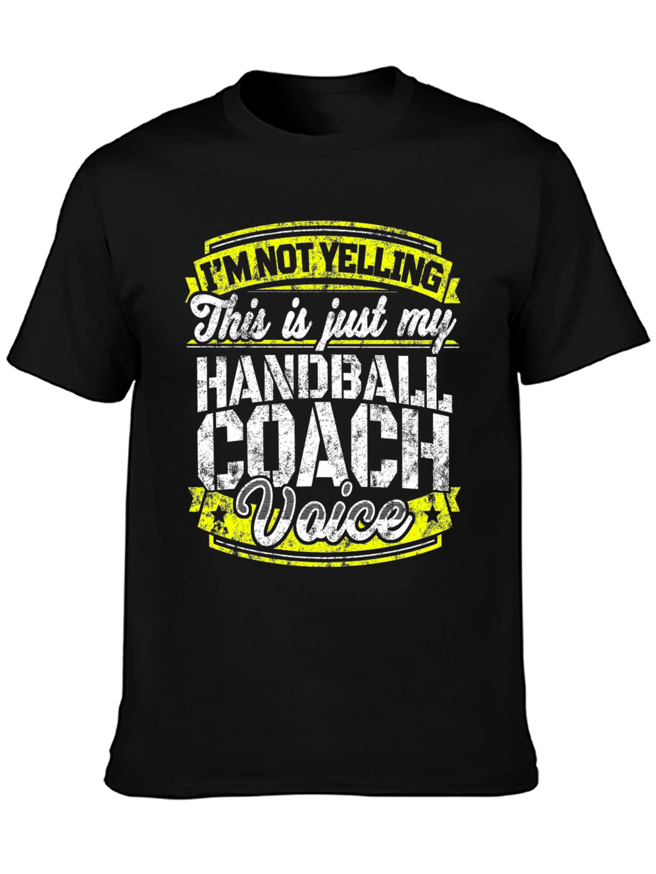 Handball Coach T-Shirt - Im Not Yelling Funny Tee