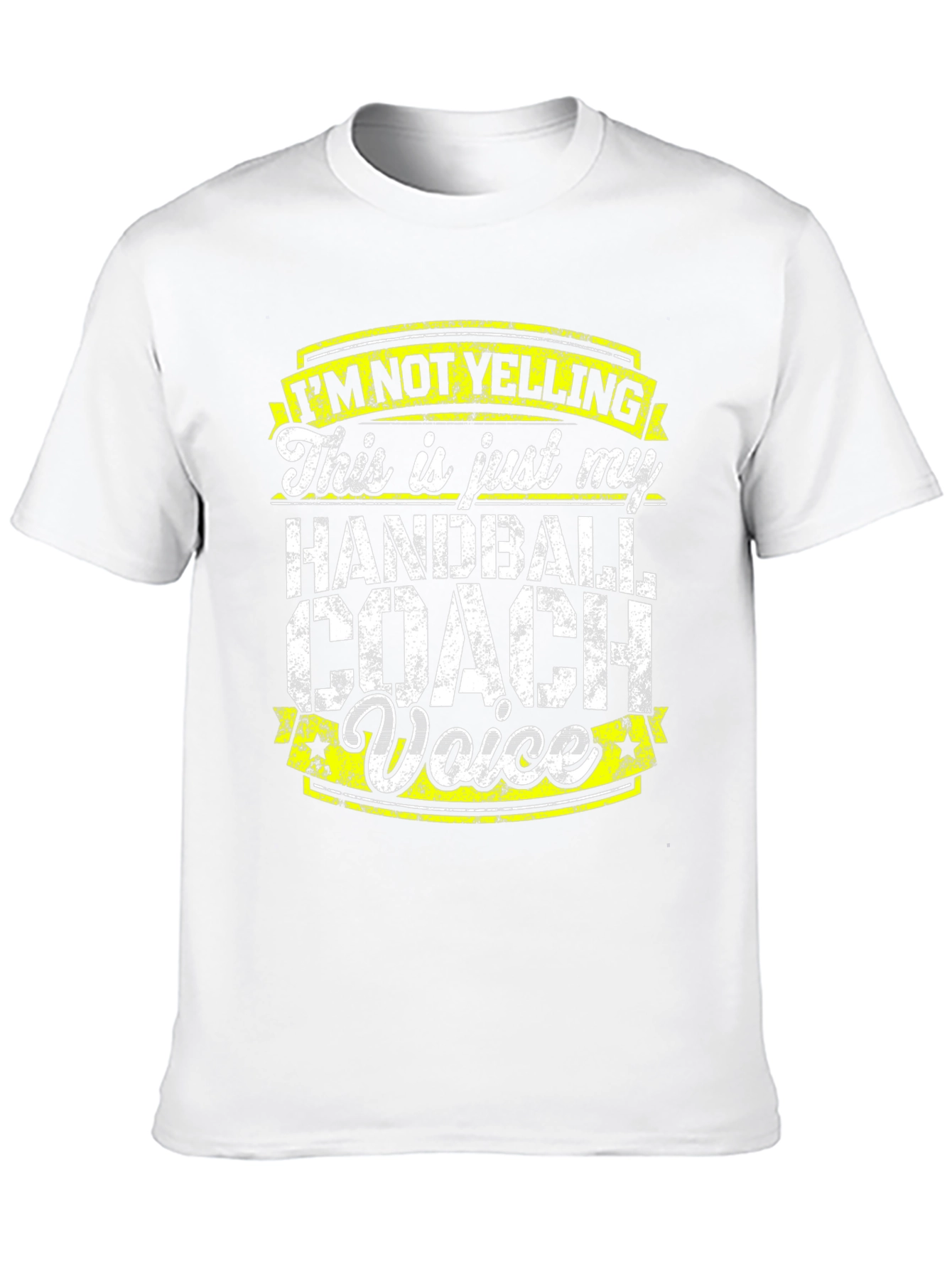 Handball Coach T-Shirt - Im Not Yelling Funny Tee