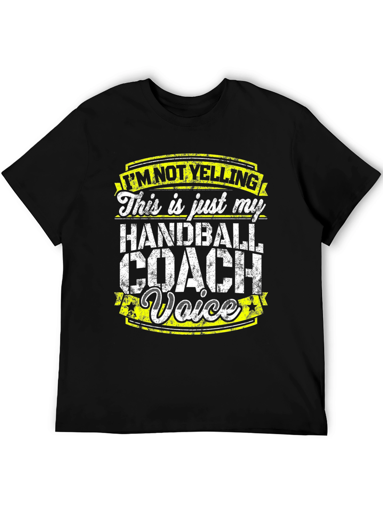Handball Coach T-Shirt - Im Not Yelling Funny Tee